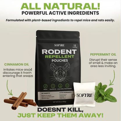 Rodent Repellent Pouches