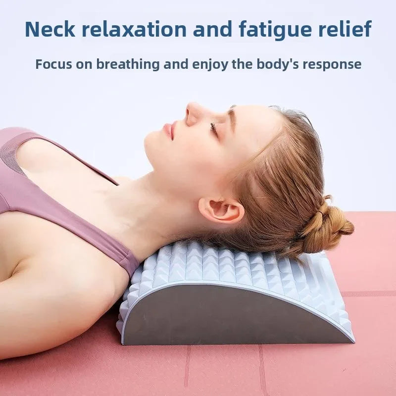 Back Stretcher Pillow Lumbar Support for Lower Back Pain Relief Herniated Disc Sciatica Posture Corrector Chronic Pain